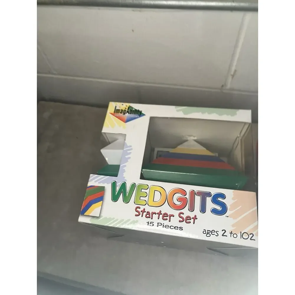 ImagAbility WEDGiTS Starter Set Interlocking Blocks 15pc Plastic Age 2+ MPN 0015